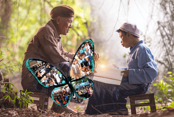 Fly a butterfly with the Zakat and Fitre Campaign!